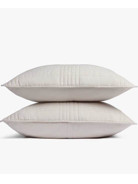 Parachute Other - Parachute X Target King Relaxed Linen Quilted Sham Set of 2 •Parchment•